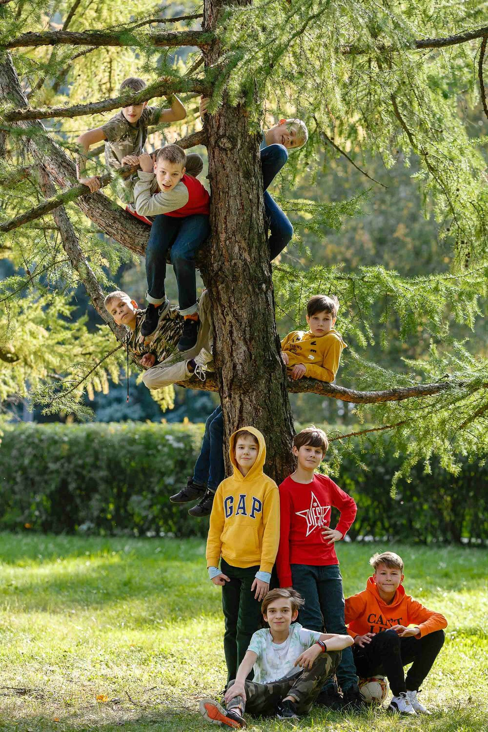 Прогулка в парке. Классный фотограф, по мнению школьников