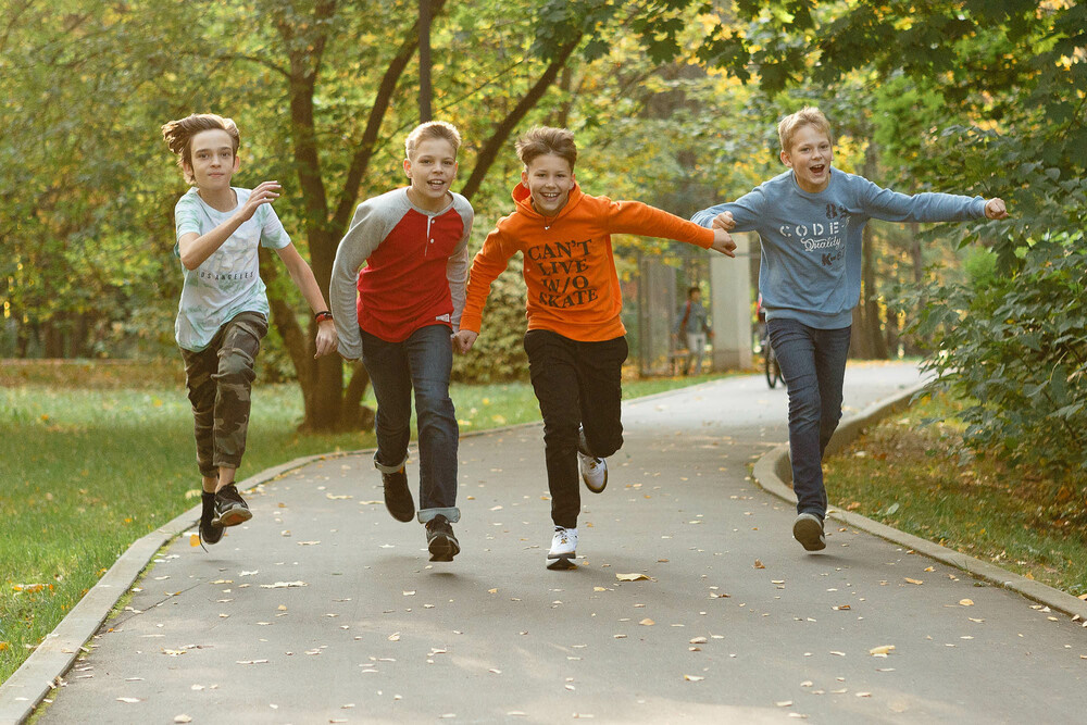 Прогулка в парке. Классный фотограф, по мнению школьников
