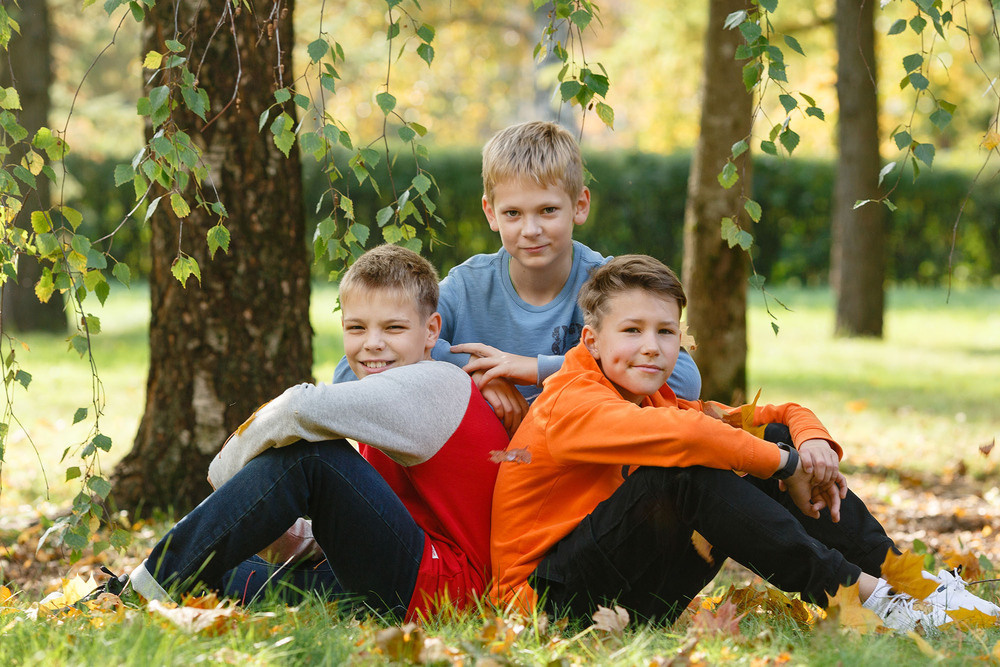 Прогулка в парке. Классный фотограф, по мнению школьников