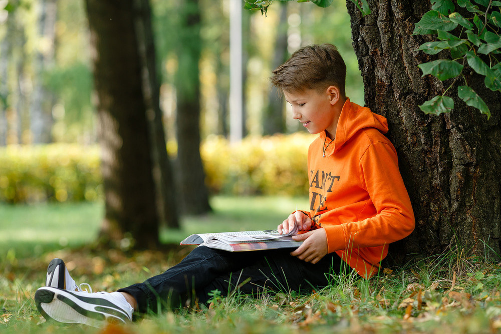 Прогулка в парке. Классный фотограф, по мнению школьников