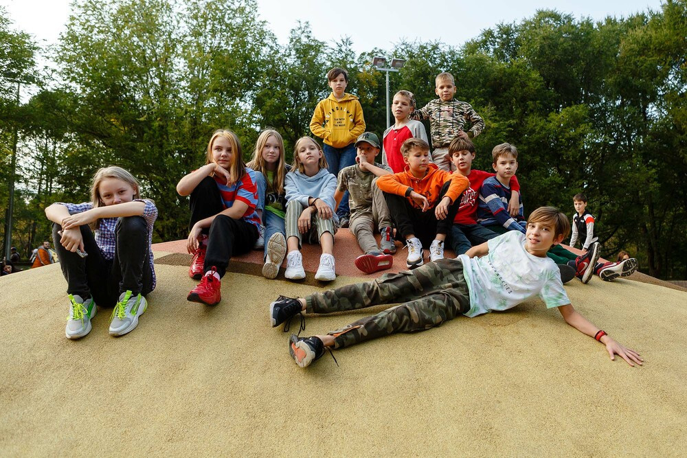 Прогулка в парке. Классный фотограф, по мнению школьников