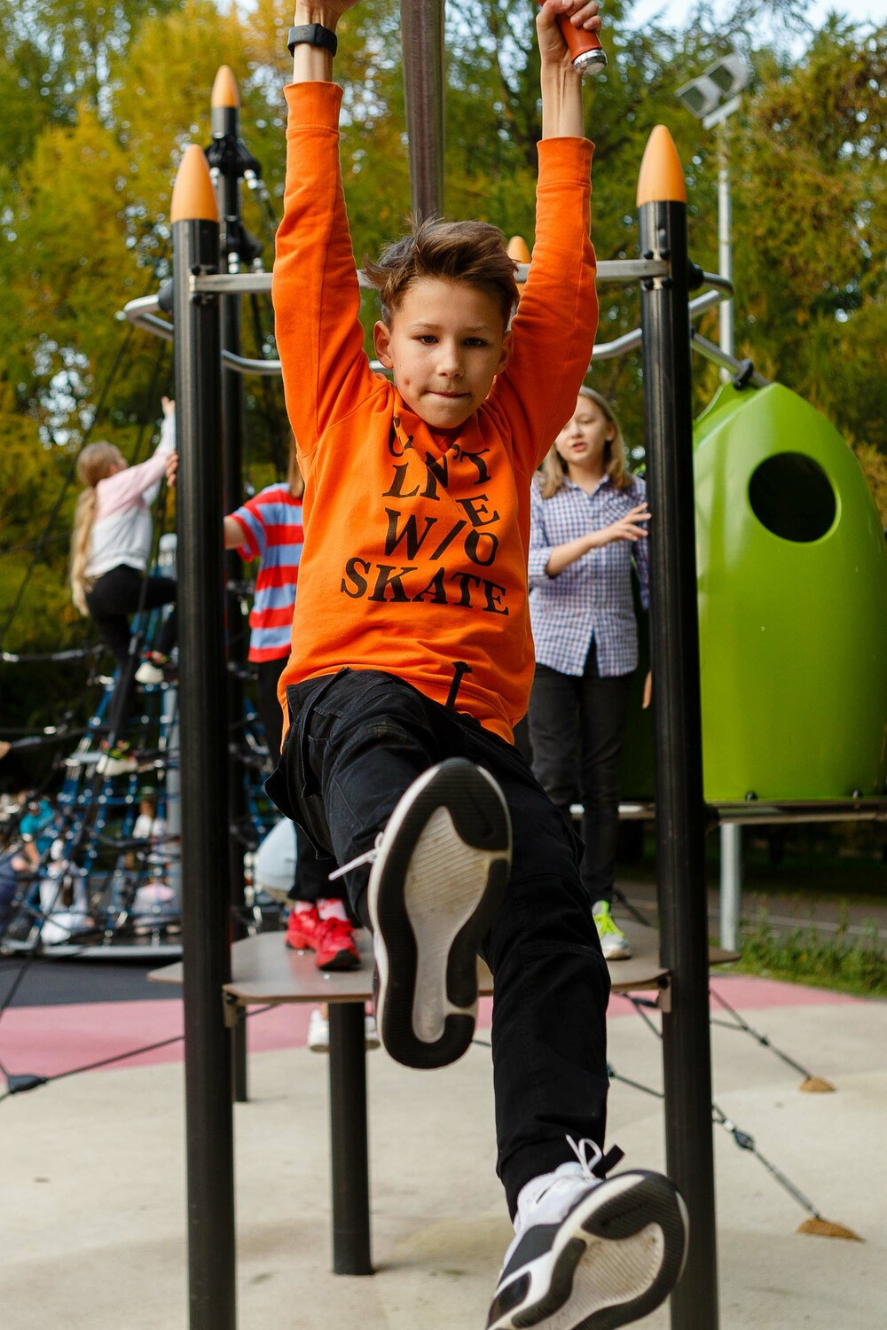 Прогулка в парке. Классный фотограф, по мнению школьников