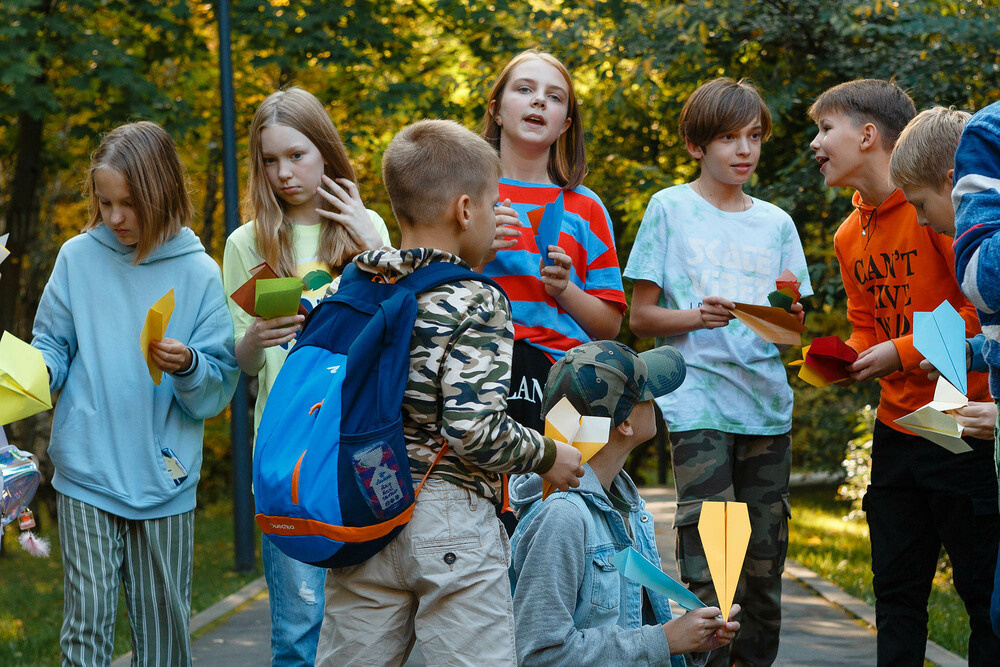 Прогулка в парке. Классный фотограф, по мнению школьников