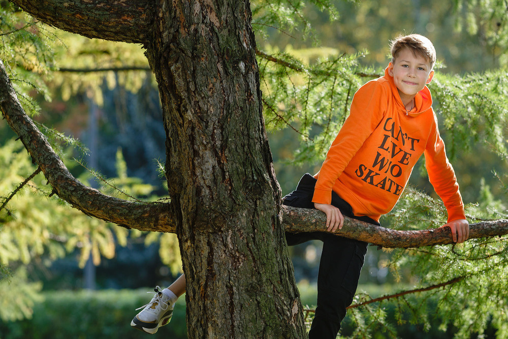 Прогулка в парке. Классный фотограф, по мнению школьников