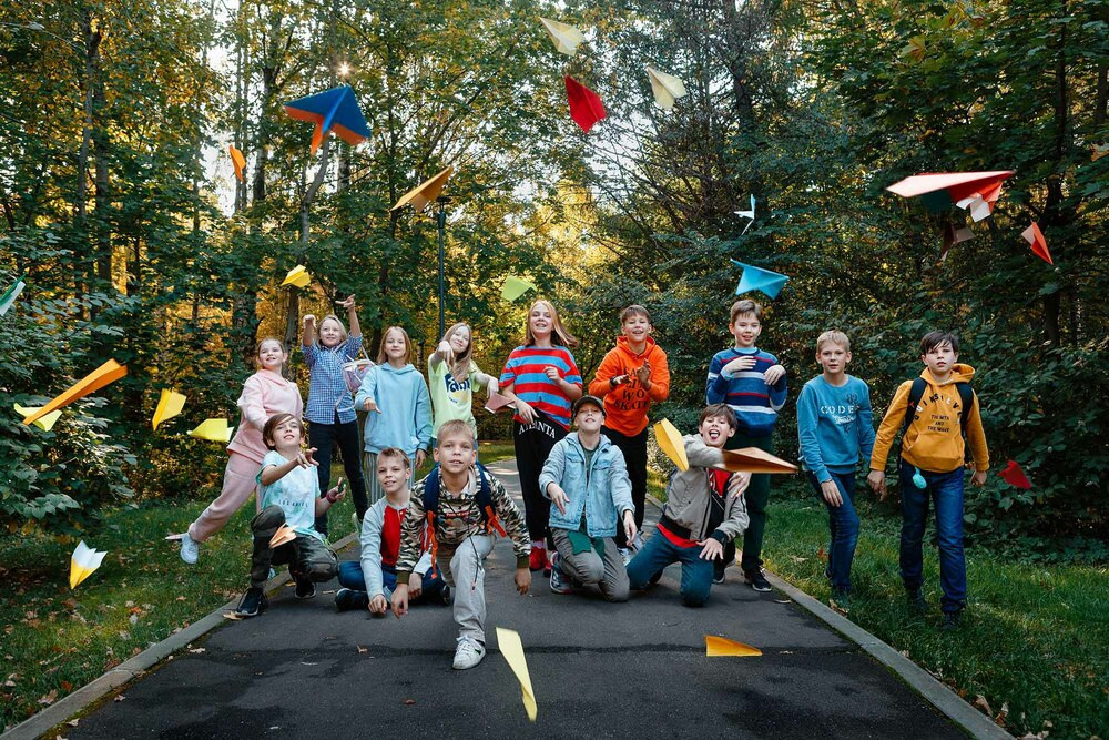 Прогулка в парке. Классный фотограф, по мнению школьников