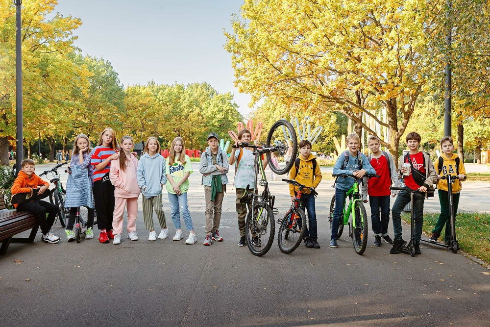 Прогулка в парке. Классный фотограф, по мнению школьников