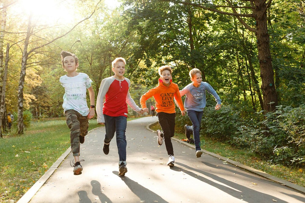 Прогулка в парке. Классный фотограф, по мнению школьников