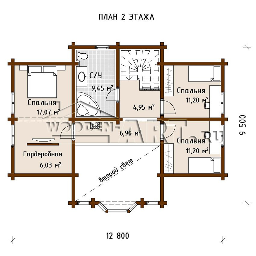 «Александров» 223 кв. м. Проекты деревянных домов