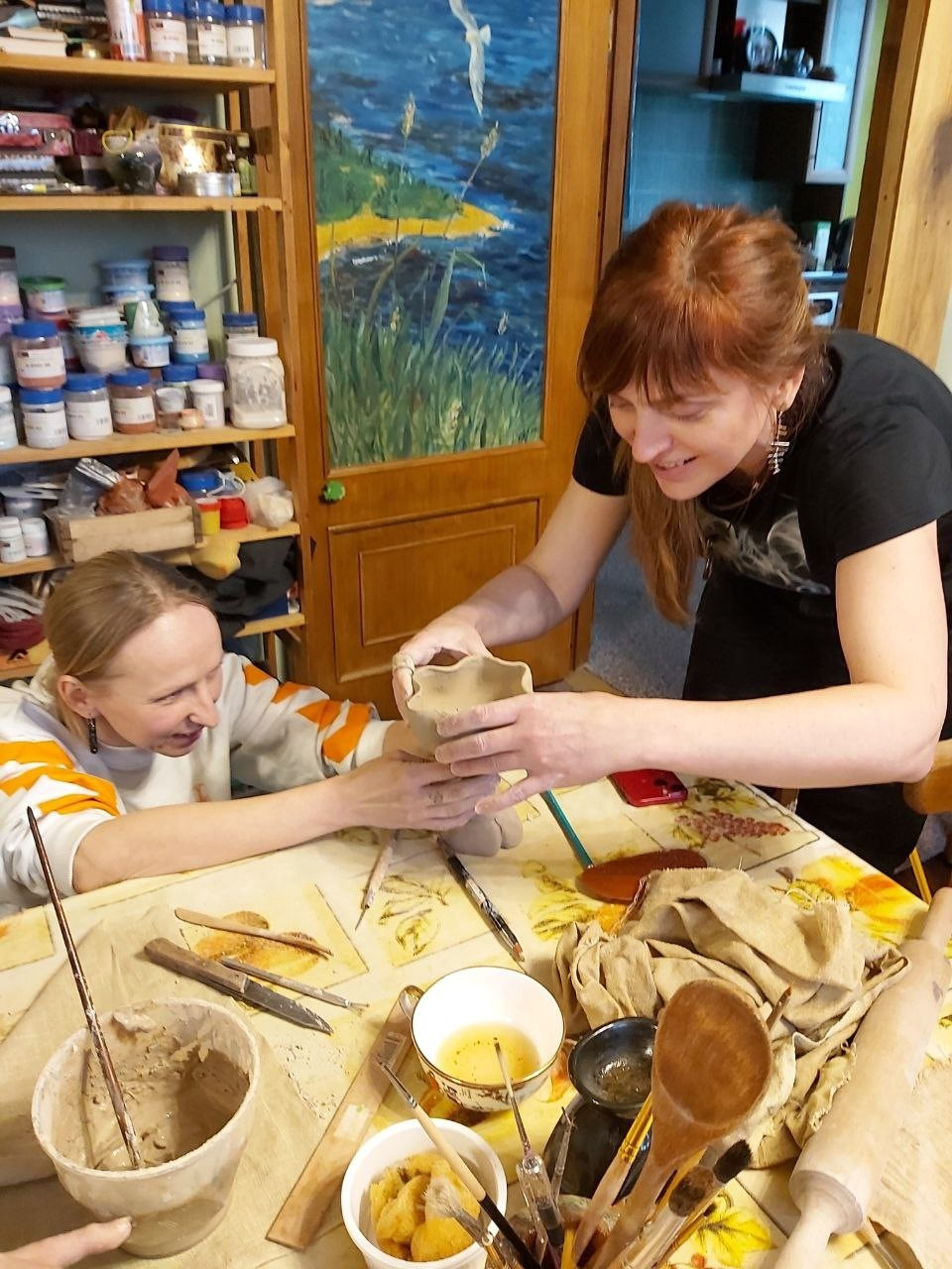 Индивидуальные занятия. Авторская керамика в Москве, художник Екатерина Кудряшова