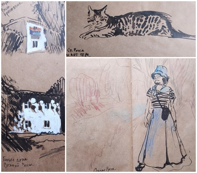 Блокнот Великий Новгород. Художник Екатерина Морозова в Санкт-Петербурге