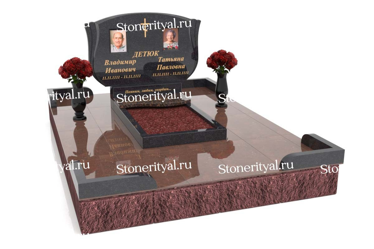 Семейные памятники. Изготовление и установка памятников в Москве и МО