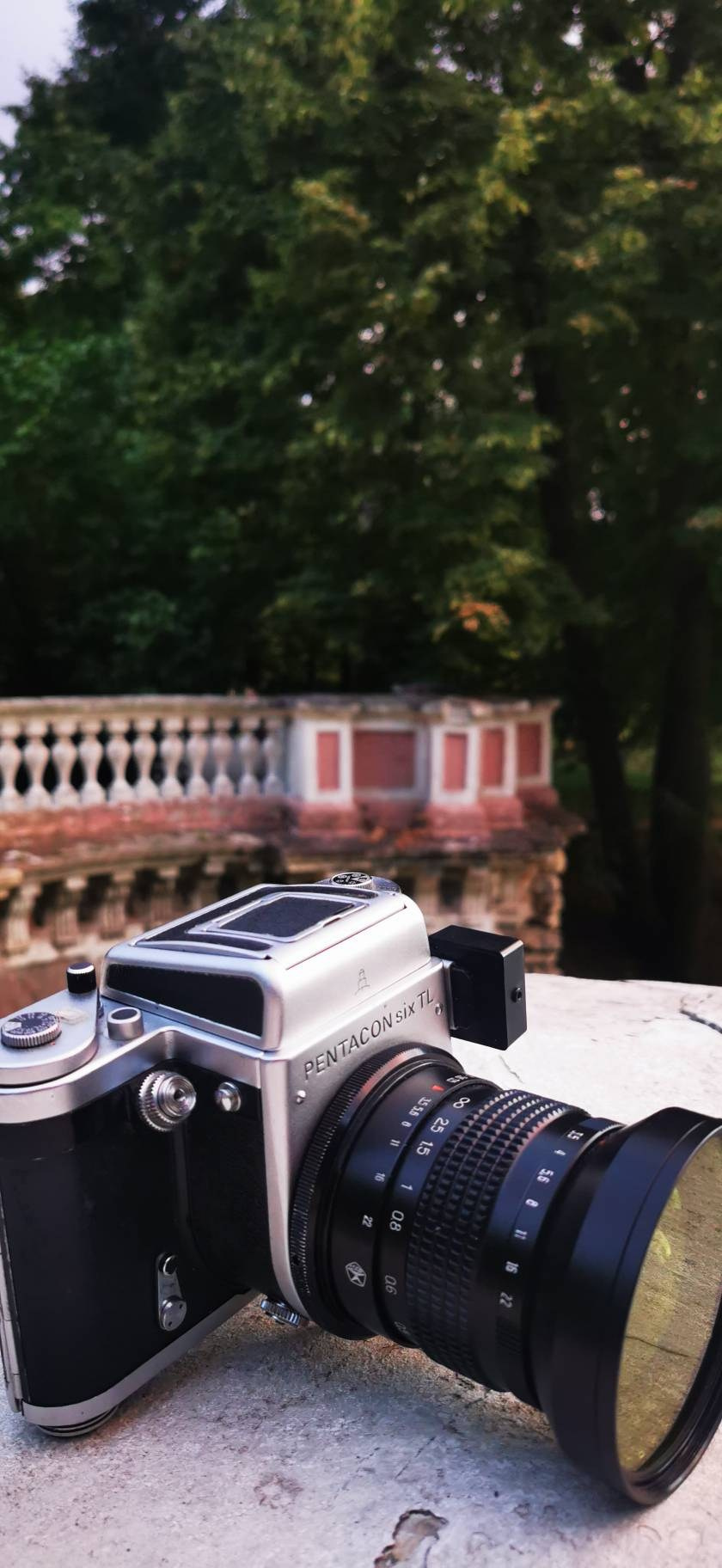 Грот Растрелли в Лефортово, фотосъемка на Pentacon Six