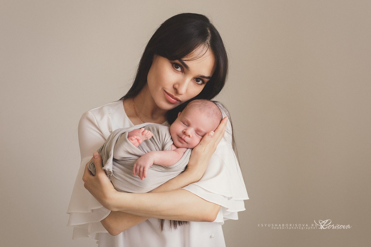 Фото с Родителями (ньюборн). Фотограф новорожденных в Магнитогорске Ксюша Борисова