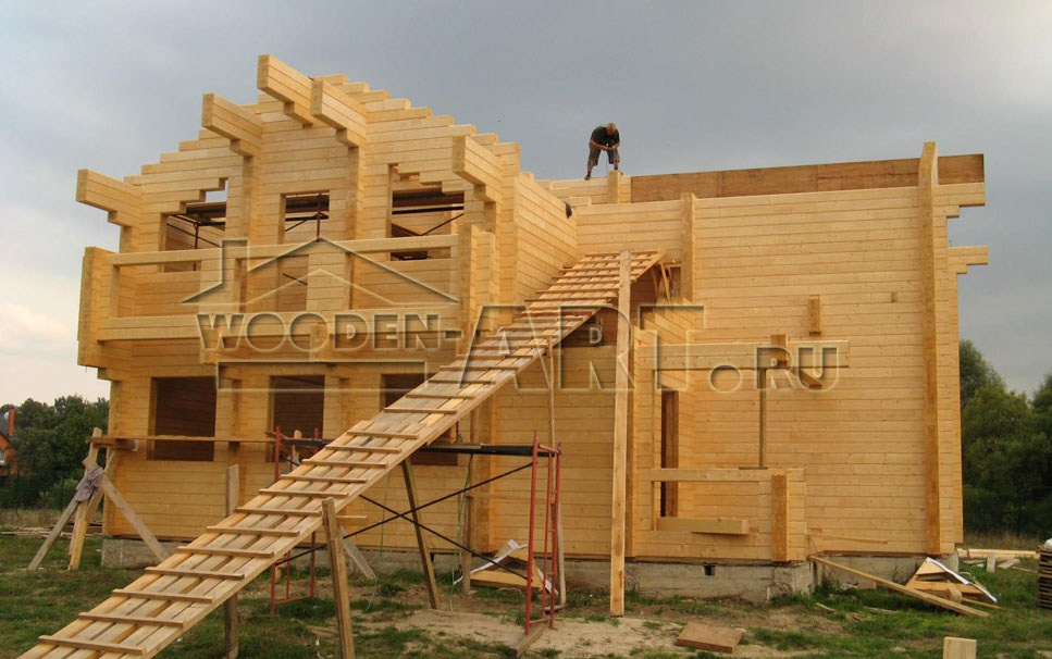 «Прохорово» 299 кв. м. Проекты деревянных домов