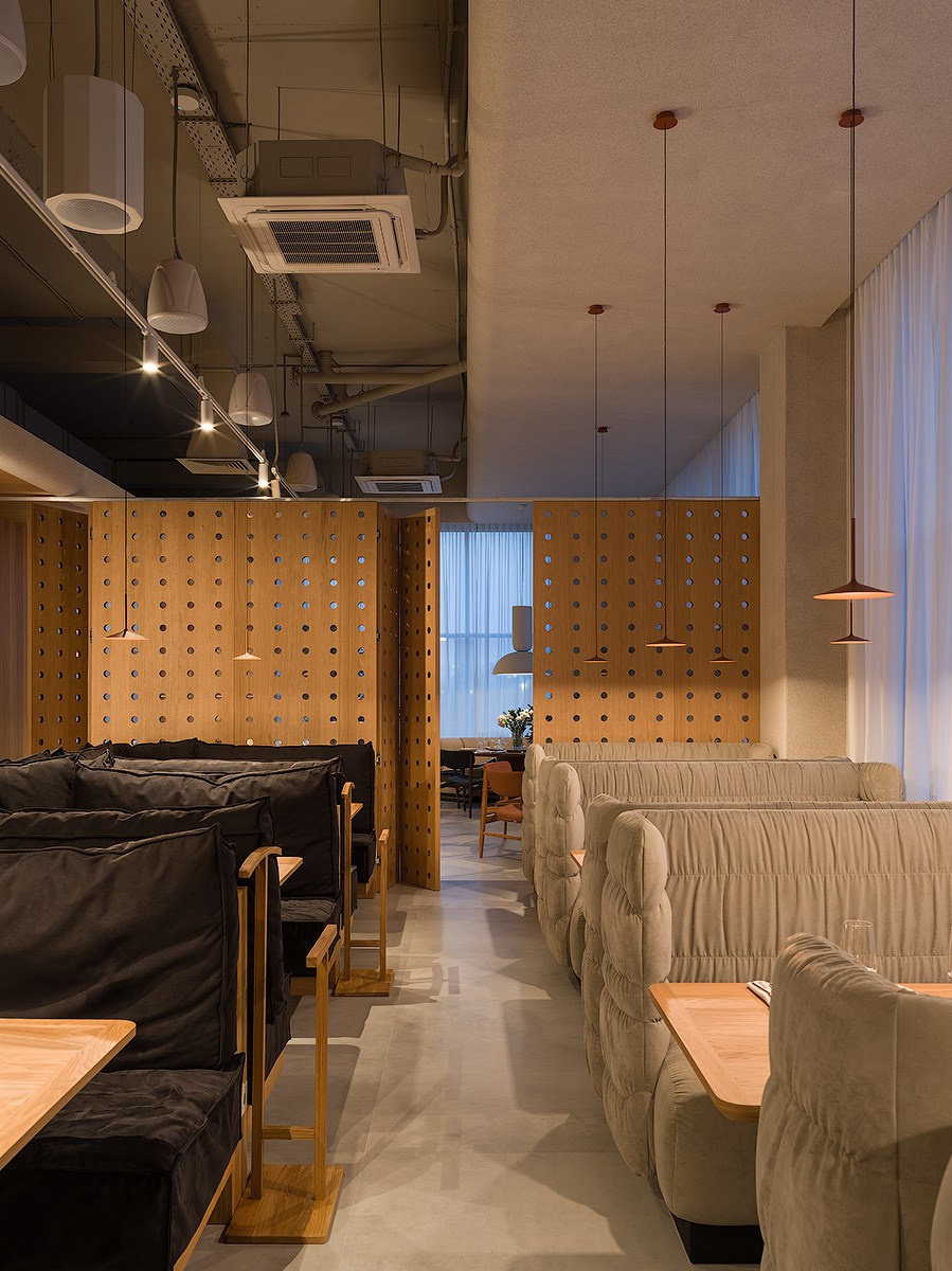 HVANCH restaurant in Saratov Russia designed by QUADRUM STUDIO