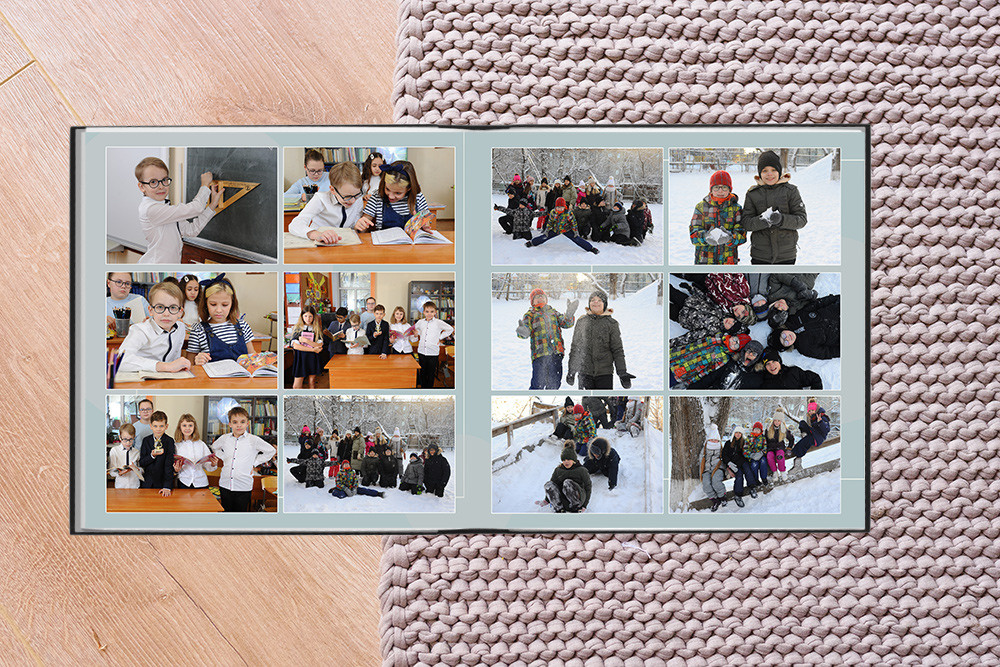 Выпускной альбом для 4 класса. Студия выпускных альбомов Ольги Галкиной. Томск