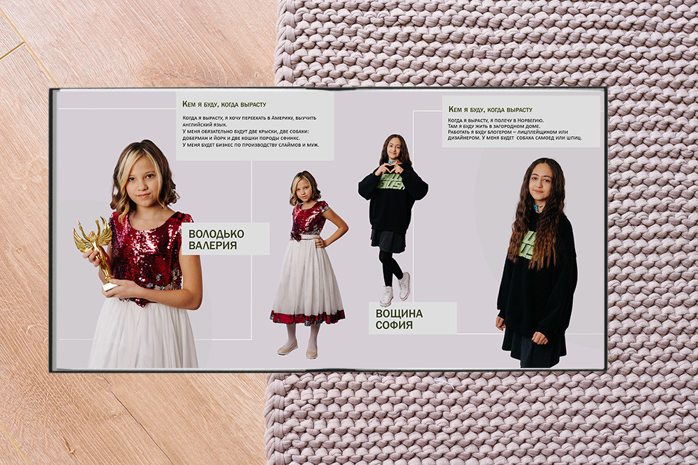 Выпускной альбом для 4 класса. Студия выпускных альбомов Ольги Галкиной. Томск