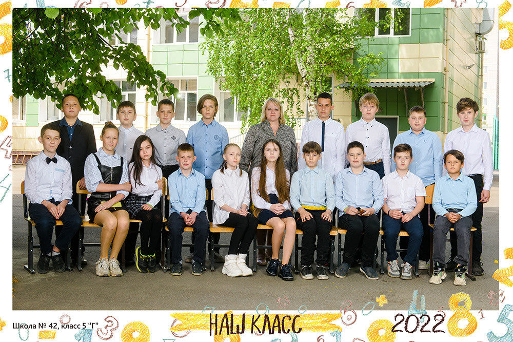 Общие фотографии в детском саду и школе. Студия выпускных альбомов Ольги Галкиной. Томск