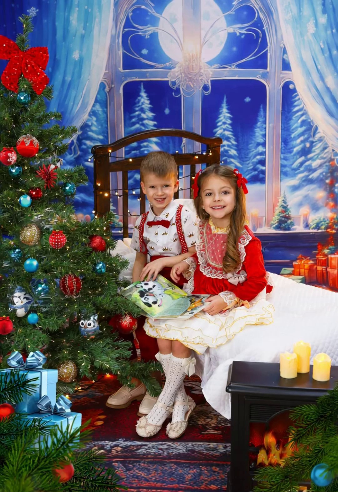 Новогодняя фотосессия. Фотограф в детский сад Елена Колчева Новокузнецк