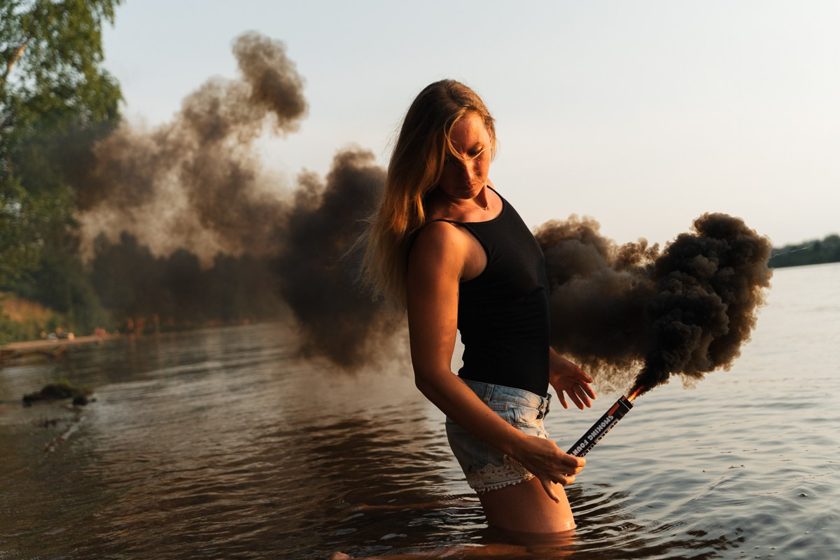 Фотопроект «Фаеры в лесу». Репортажный и семейный фотограф в Санкт-Петербурге Тарас Марченко