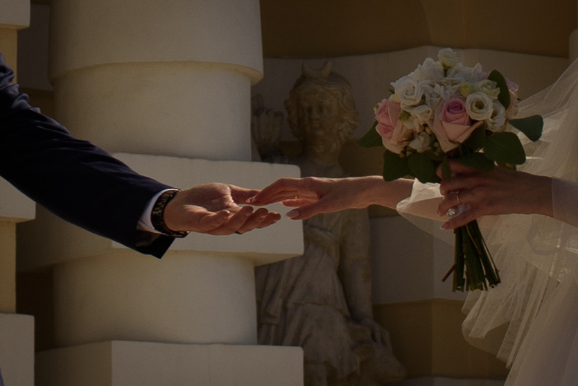 Свадебная прогулка в парке. Анна Боровикова, фотограф Пушкино