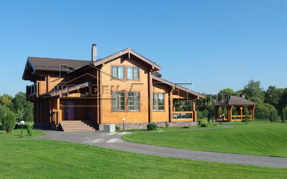 «Прохорово» 299 кв. м. Проекты деревянных домов