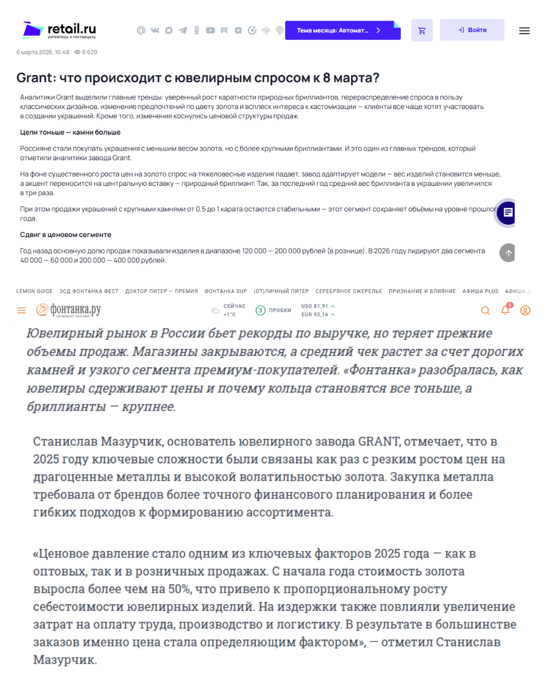 Грант кейс. SMM, Фотопродакшн в Санкт-Петербурге