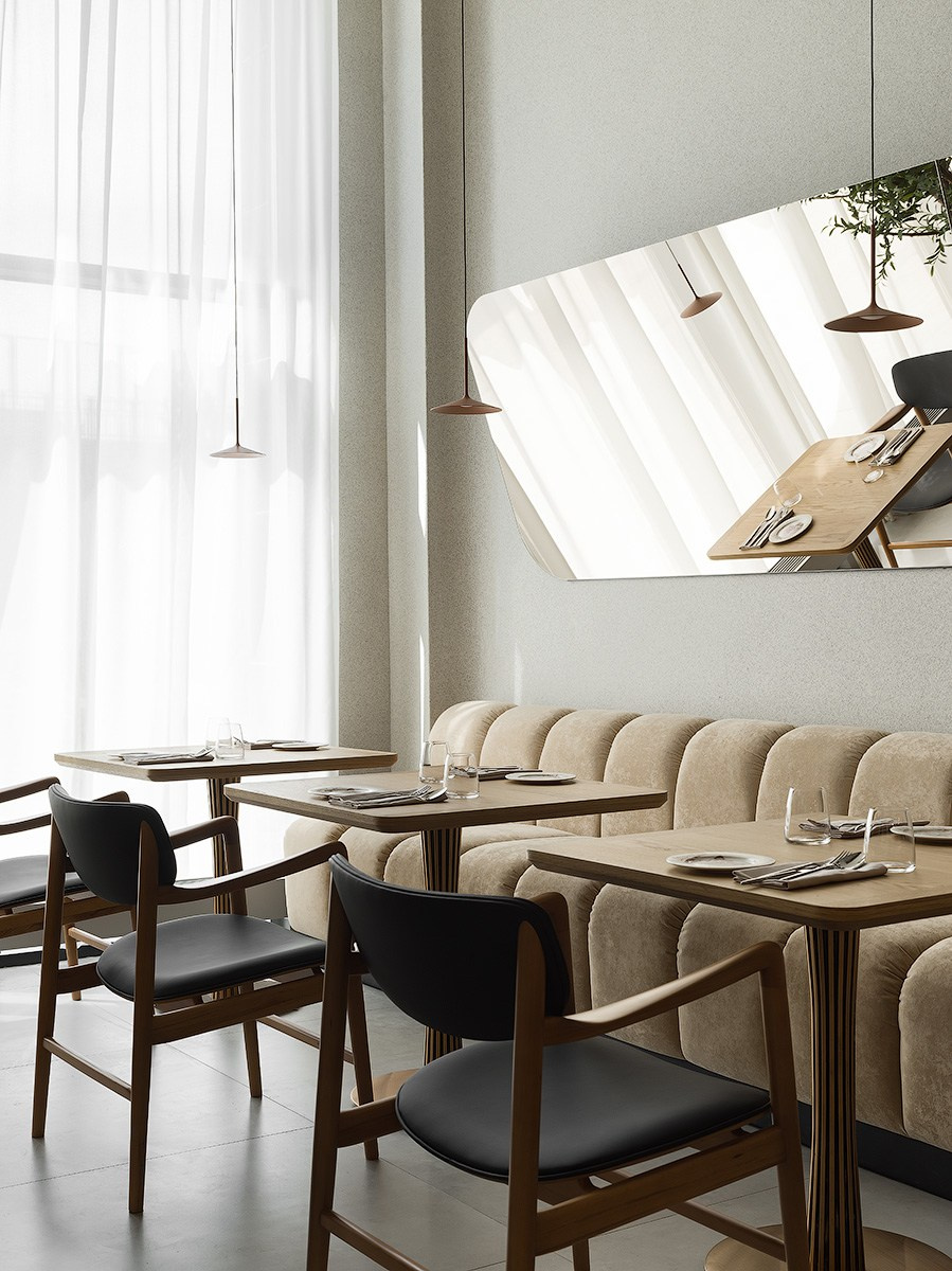 HVANCH restaurant in Saratov Russia designed by QUADRUM STUDIO