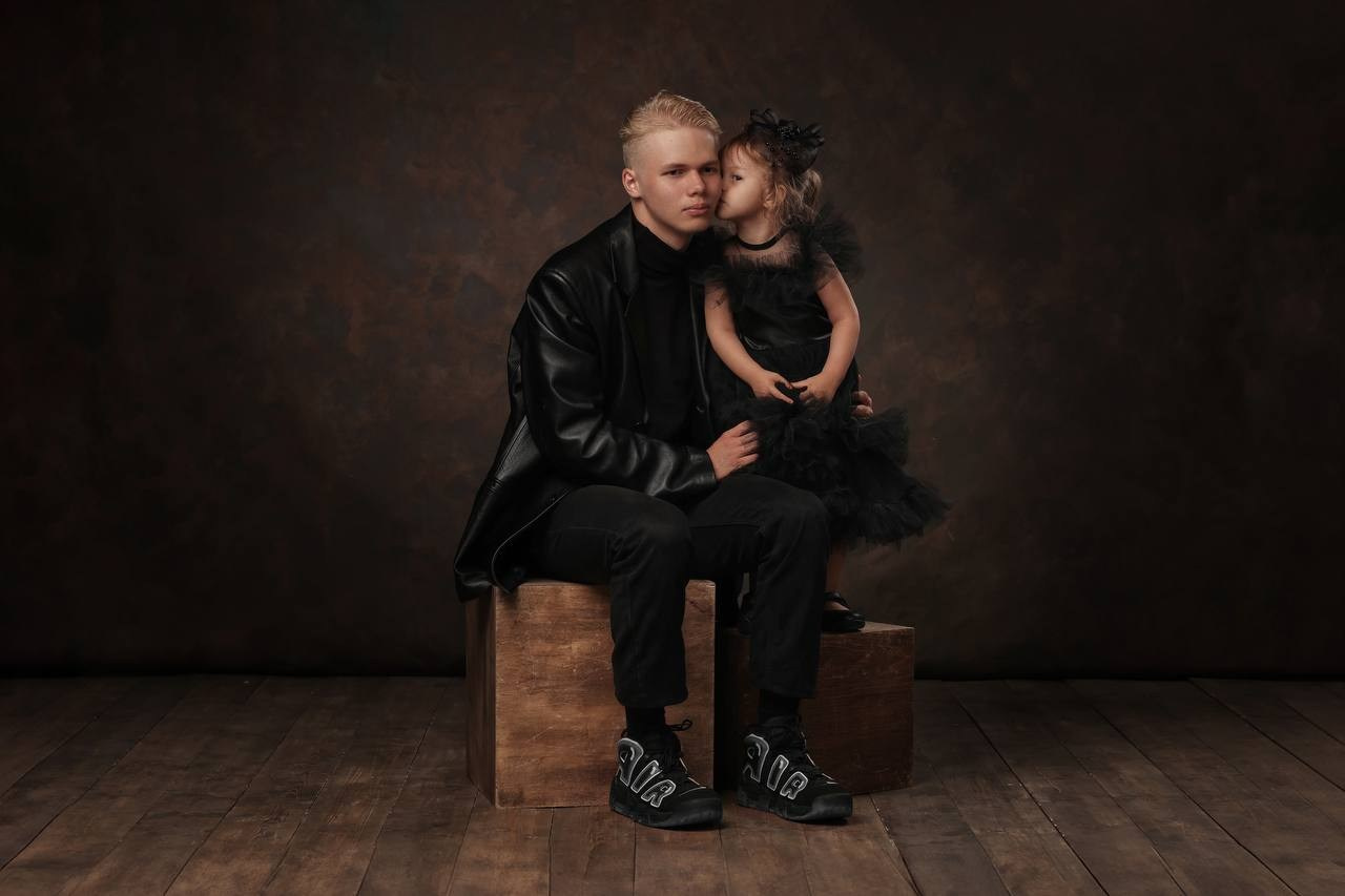 Новогодняя семейная фотосессия. Фотостудия Гранд в Санкт-Петербурге