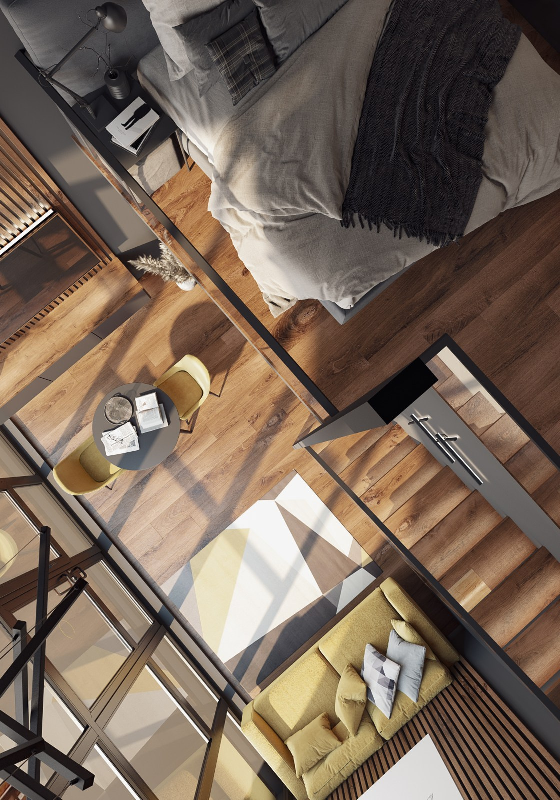 Дизайн-проект интерьера гостевого дома Барн-Хаус. г. Кисловодск, ул. Прудная. Дизайн интерьера, 3D визуализация и 3D моделирование. Создание проектов и чертежей. КМВ: Кисловодск, Пятигорск, Ессентуки и удаленно