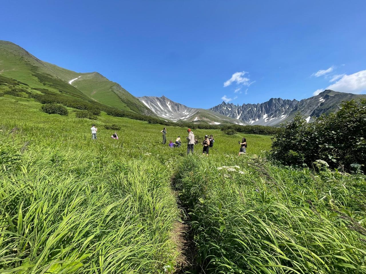Горный хребет Ганальские Востряки. Экскурсионные туры по Камчатке