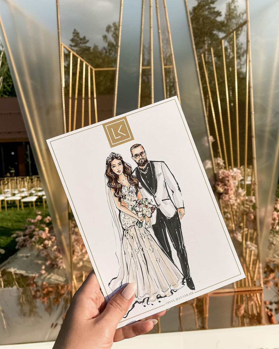 Шоу Инна иллюстратор. Подрядчики и друзья сети свадебных площадок House for wedding