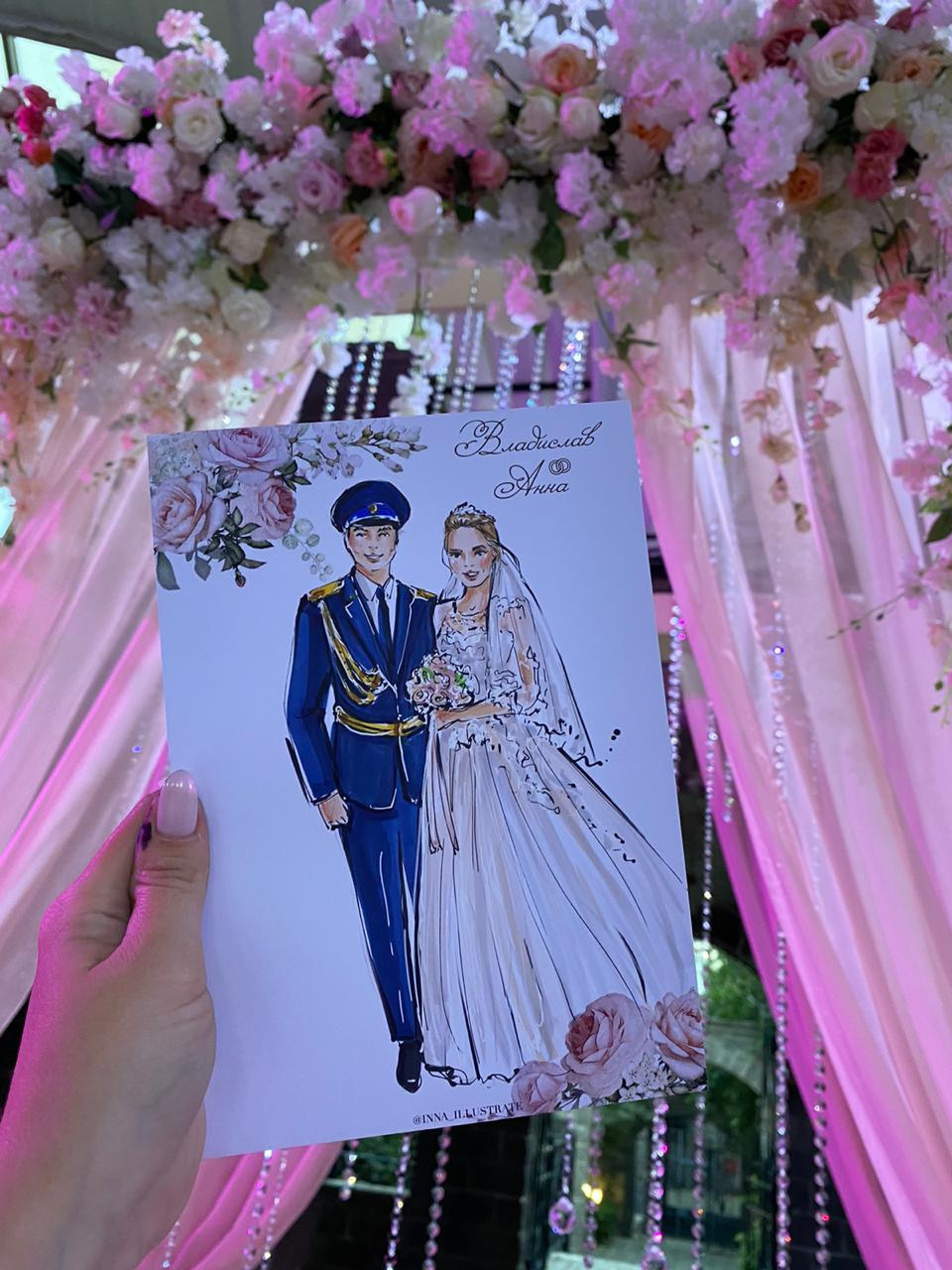 Шоу Инна иллюстратор. Подрядчики и друзья сети свадебных площадок House for wedding