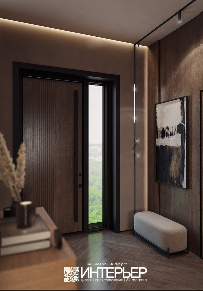 Дизайн-проект дома Тамирлана. Зона Гостиной, Кухни, Прихожей. Дизайн интерьера, 3D визуализация и 3D моделирование. Создание проектов и чертежей. КМВ: Кисловодск, Пятигорск, Ессентуки и удаленно