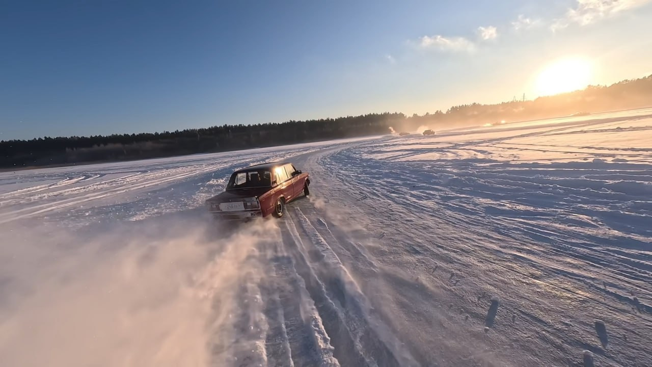 Зимний дрифт FPV