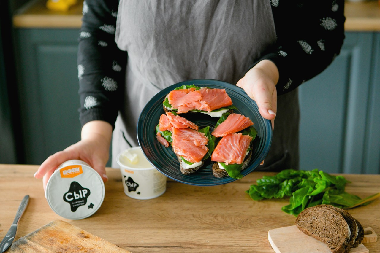 Фуд съемка молочной продукции комбината Роса в Смоленске. Фотограф | Михаил Буш Смоленск