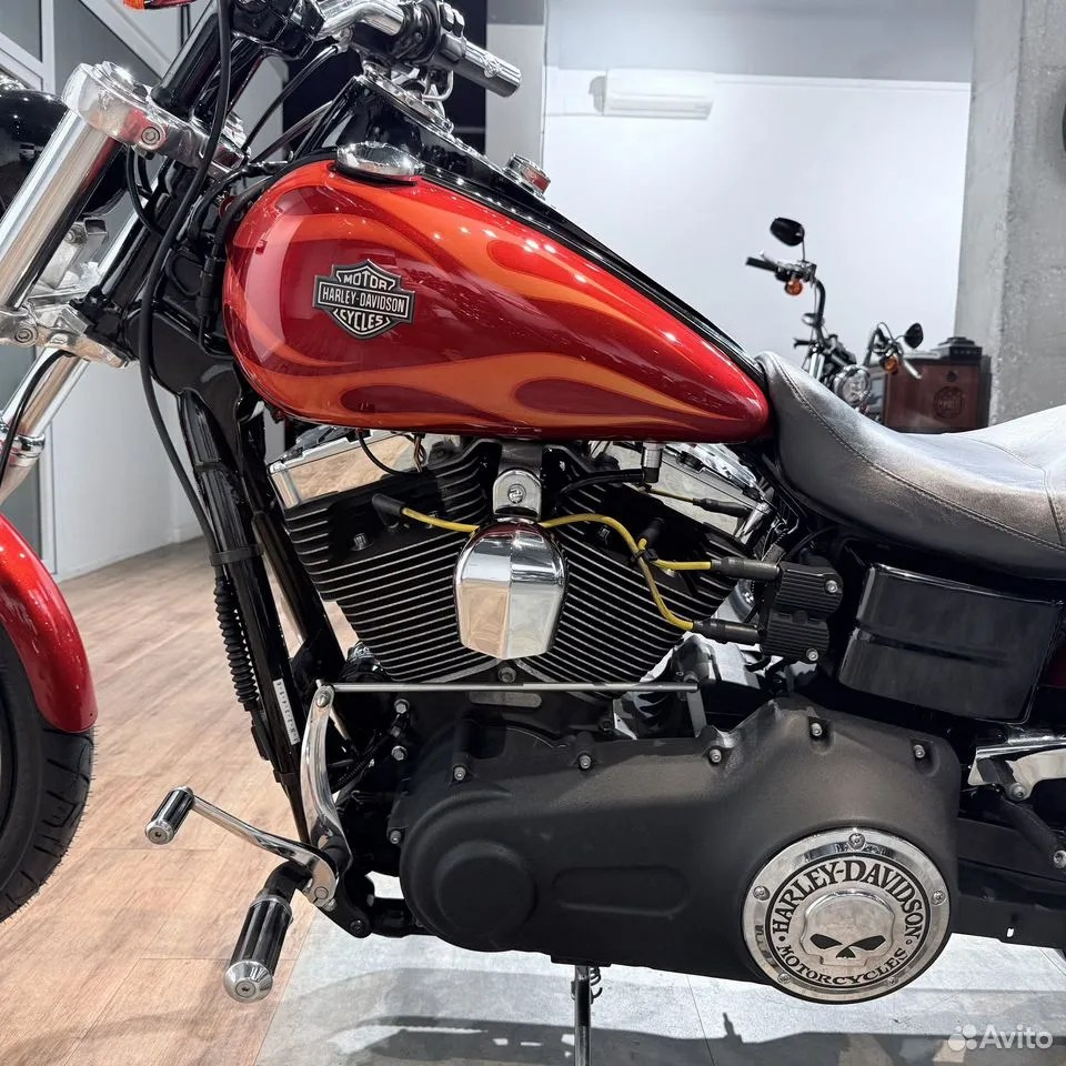 2012 Dyna Wide Glide 96 Red Оrаngе Flames. Hello Davidson, Москва. Только хорошие мотоциклы…