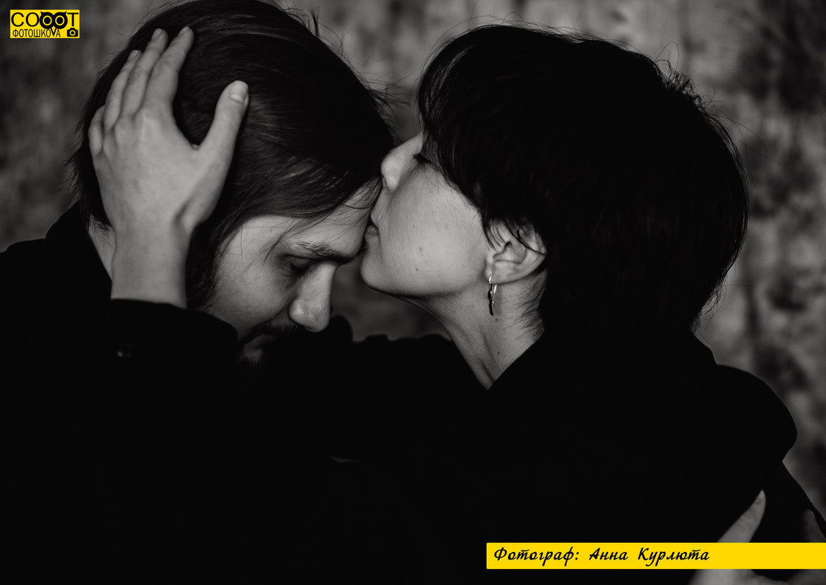 «Черно-белый портрет». Фотошкола Кемерово