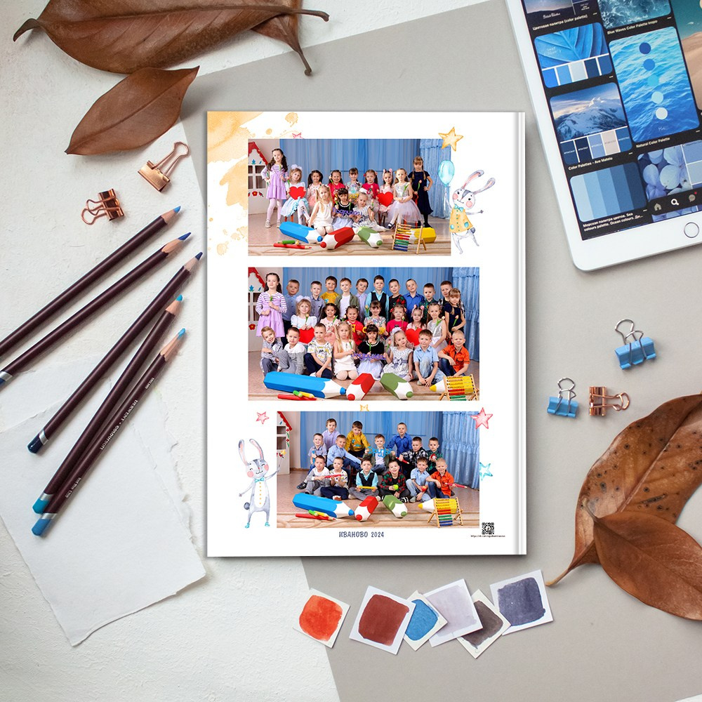 Выпускные альбомы в детский сад мини заказать Иваново, Ярославле Костроме Владимире. Выпускные альбомы в Иваново в детский сад и школу. Александр и Светлана Янкины