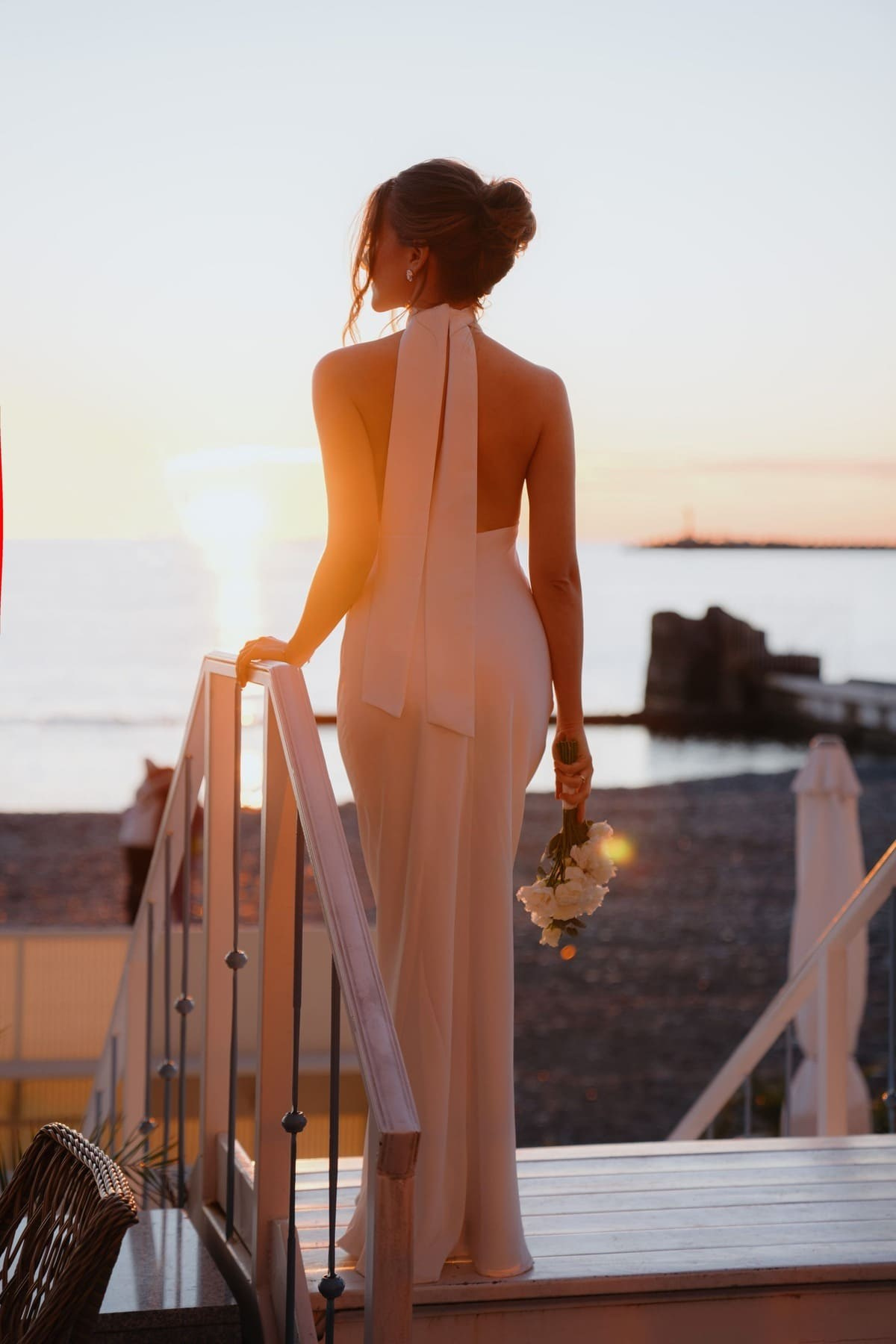 Прогулка у моря на закате, свадебный фотограф Сочи