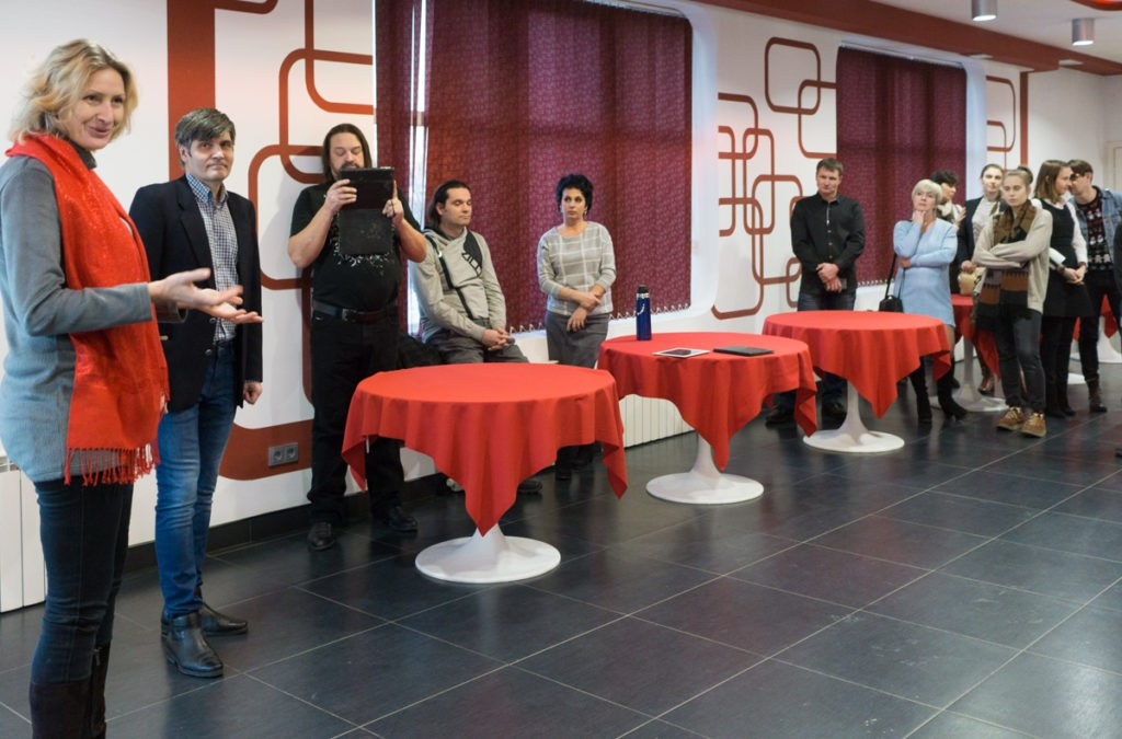 Вернисаж выставки живописи