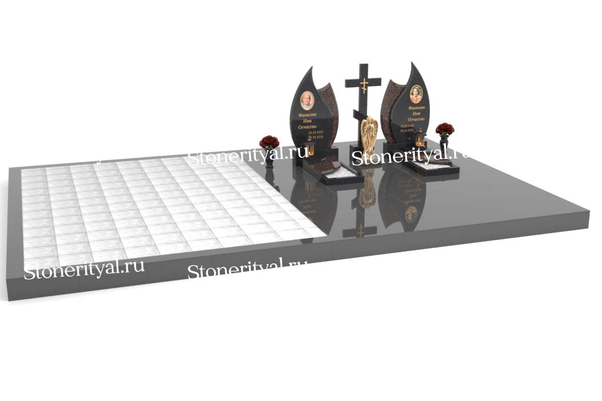 Семейные памятники. Изготовление и установка памятников в Москве и МО