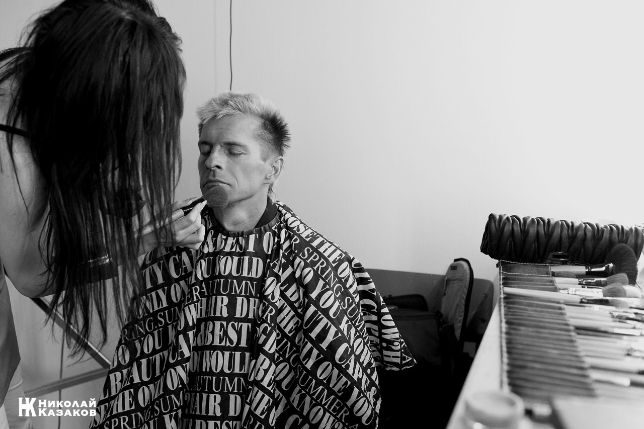 Бэкстейдж со съемок клипа группы «Пилот». Николай Казаков. Профессиональный фотограф. Преподаватель фотографии