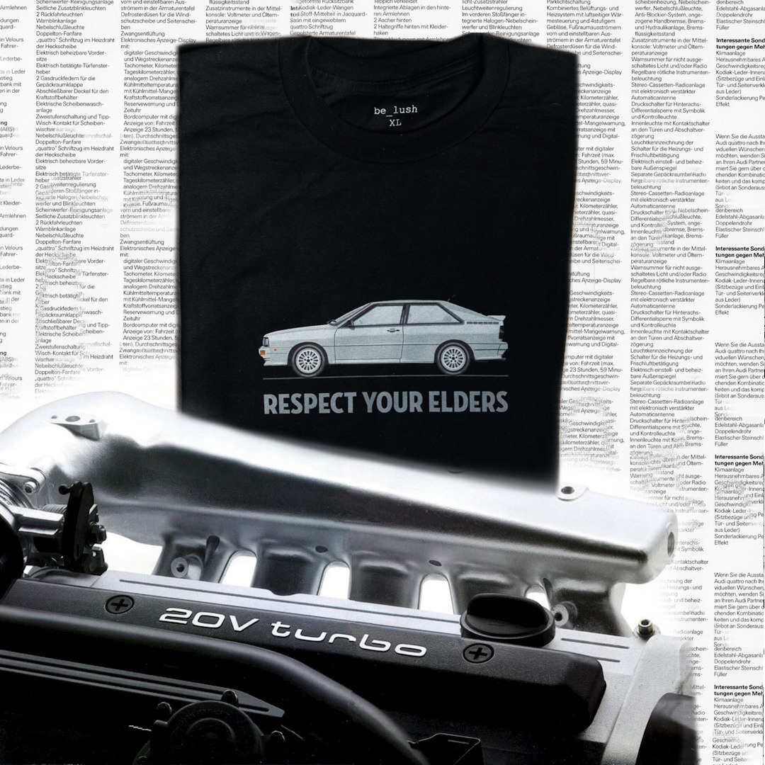 слоган Respect Your Elders -уважай старших принадлежит be_lush