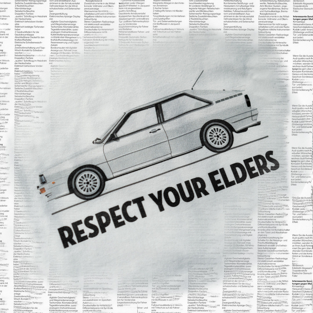 Ауди кватро напечатана методом прямой печати