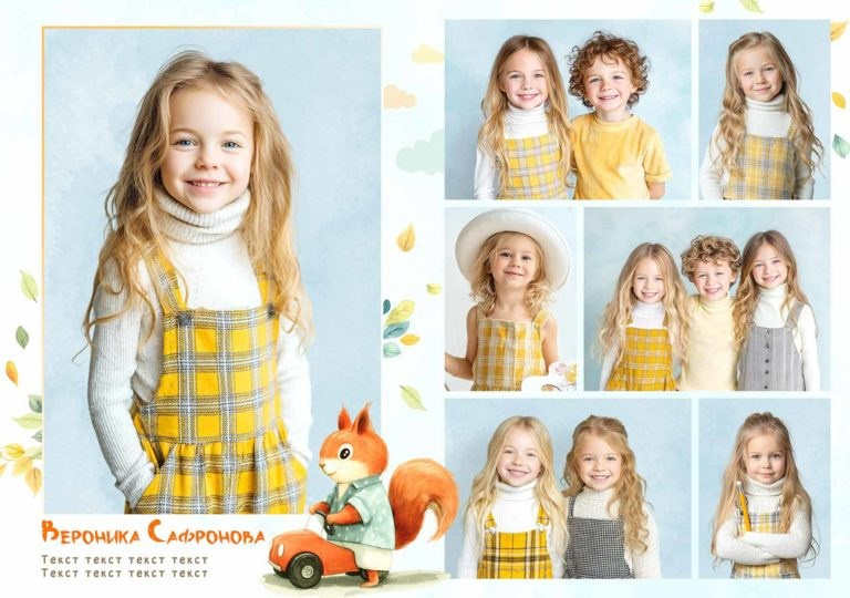 Фотокниги для детского сада. Школьный фотограф Миронова Ольга