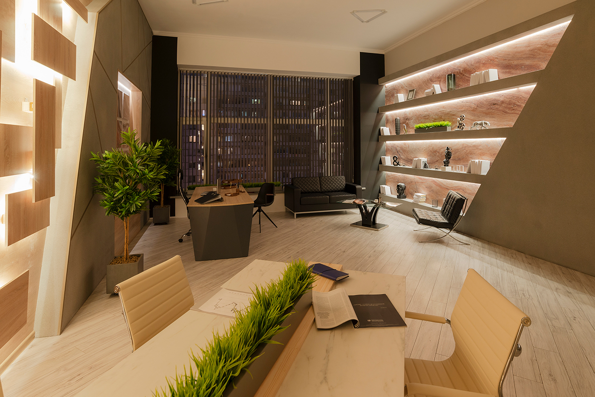 Локация для бизнес-съемки в современном стиле