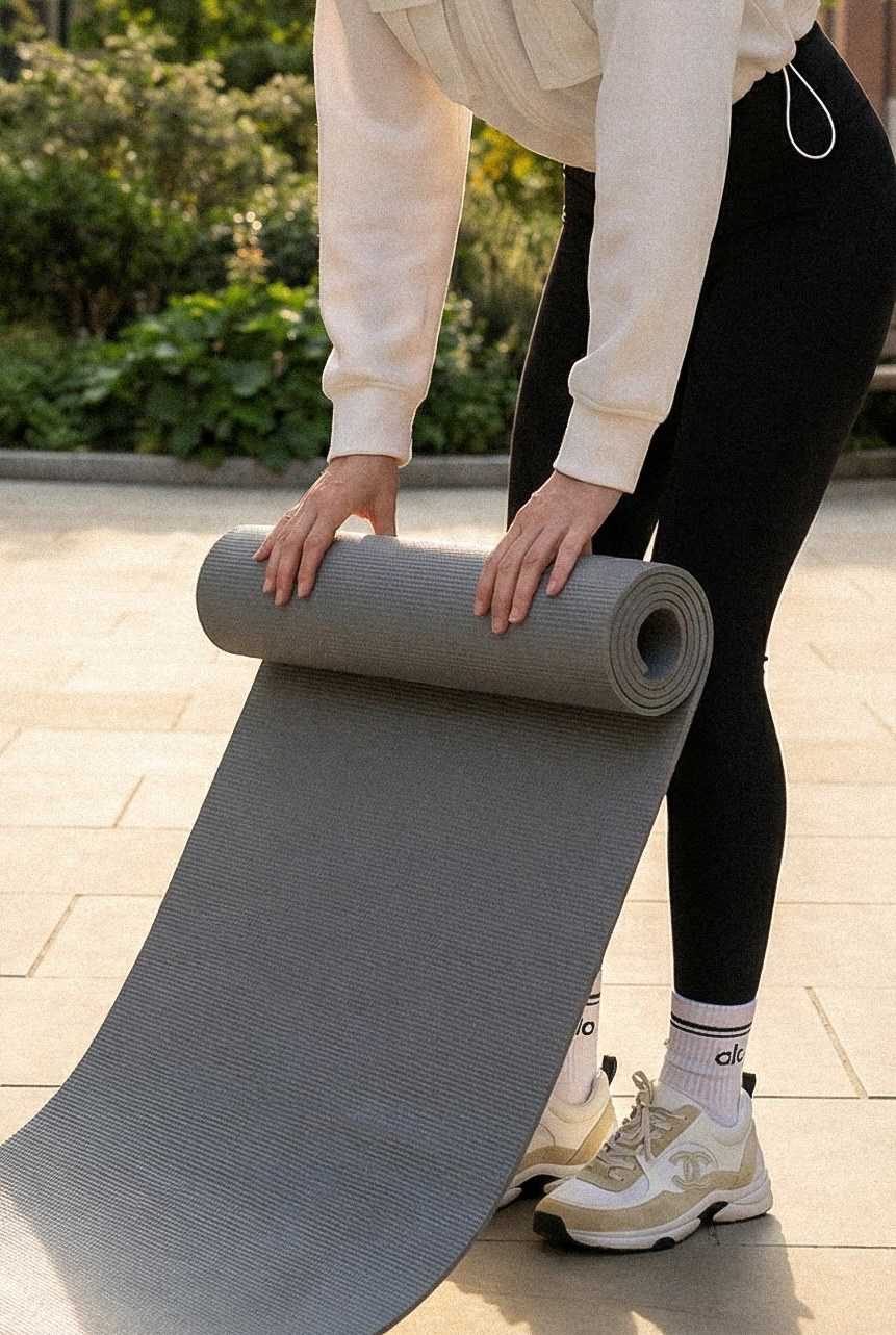 AI-проект: Йога в большом городе. Фотограф Мария Бесштанькина