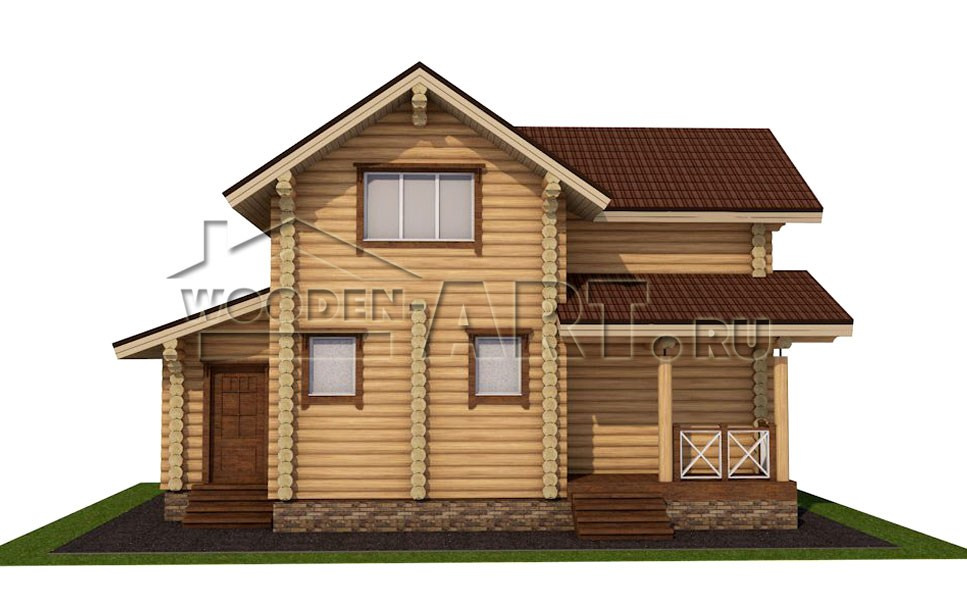 «Роща» 150 кв. м. Проекты деревянных домов