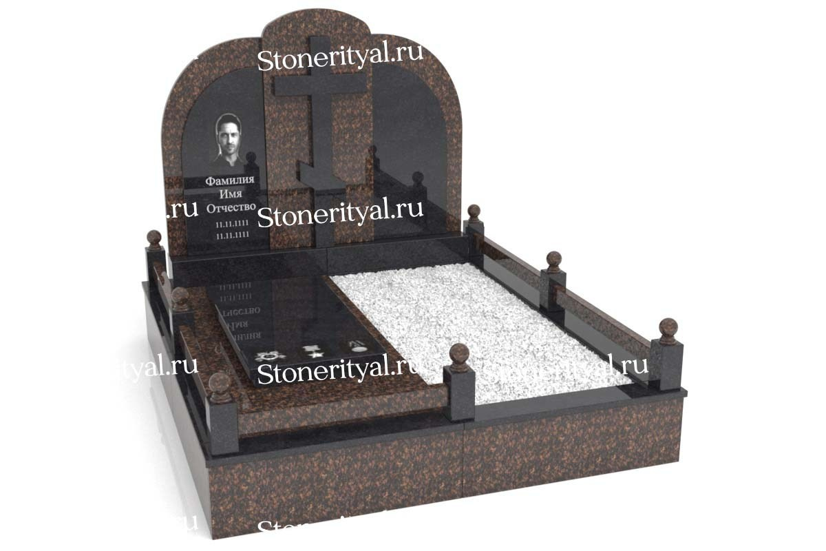 Семейные памятники. Изготовление и установка памятников в Москве и МО